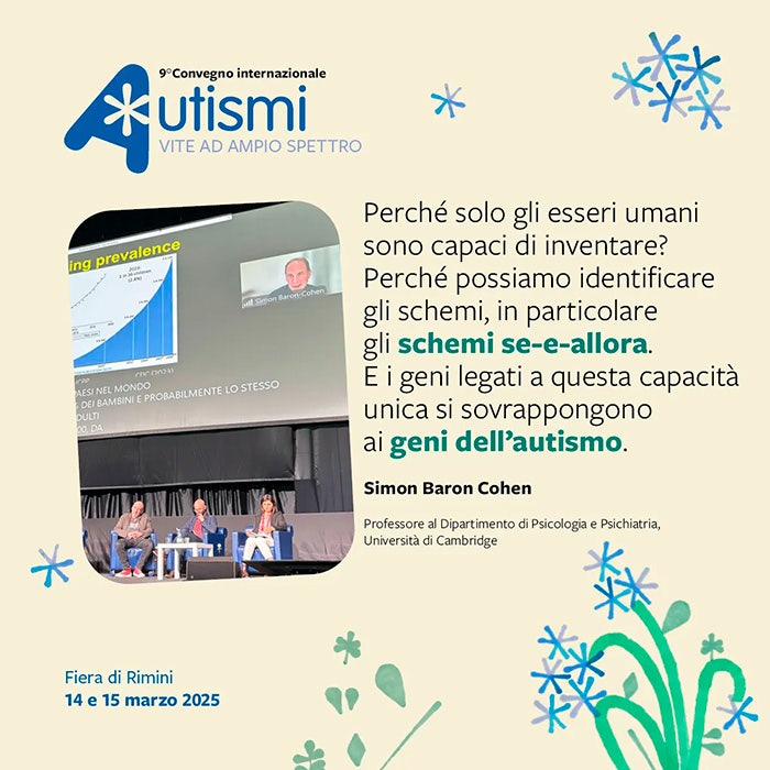 Perché solo gli esseri umani sono capaci di inventare? Perché possiamo identificare gli schemi, in particolare gli schemi se-e-allora. E i geni legati a questa capacità unica si sovrappongono ai geni dell'autismo.