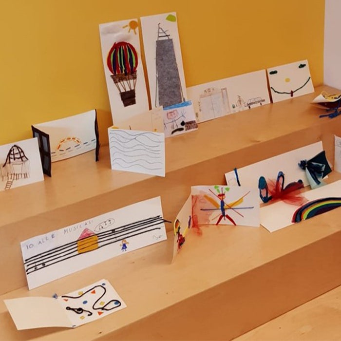 attività svolta durante il laboratorio Louise Bourgeois - Desideri di stoffa | 7-12 anni