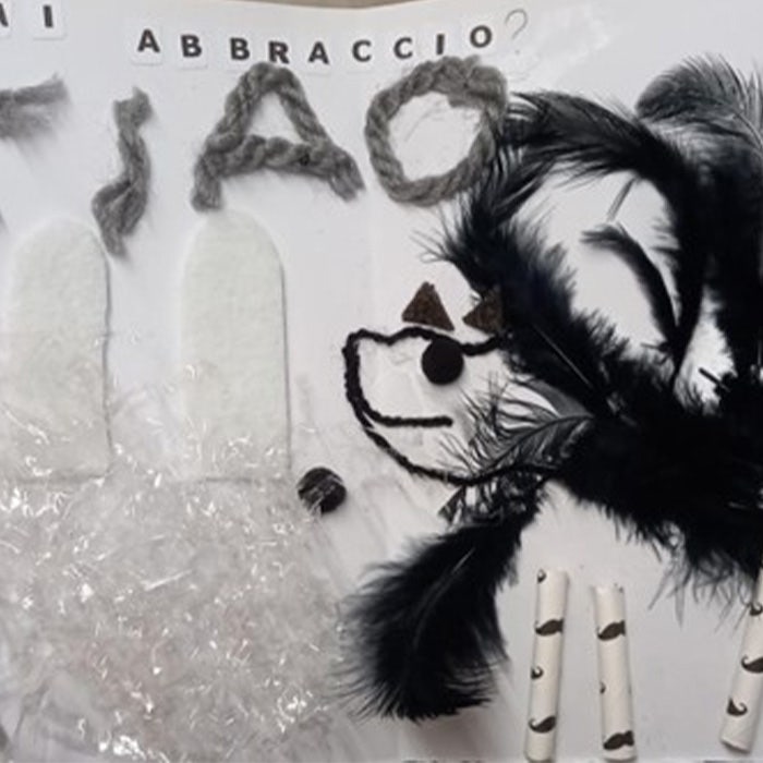 attività svolta durante il laboratorio Lupo bianco, lupo nero | 6-8 anni con Babalibri