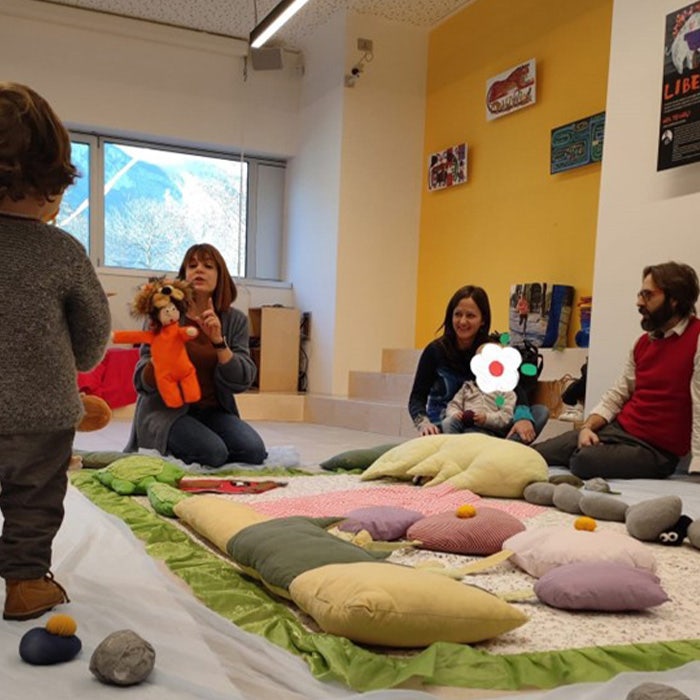 attività svolta durante il laboratorio Storie incantate | 0-12 MESI