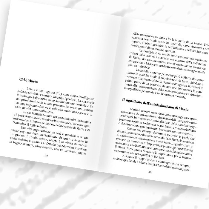 La classificazione del personaggio e spiegazione del gesto.