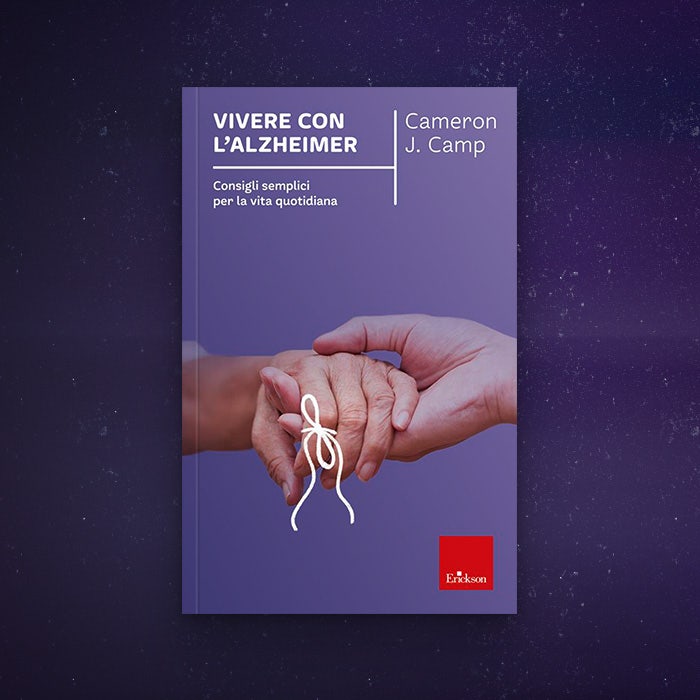 copertina del libro "Vivere con l'alzheimer"