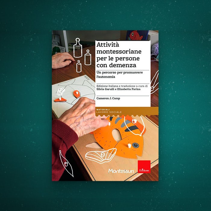 copertina del libro "Attività montessoriane per le persone con demenza"